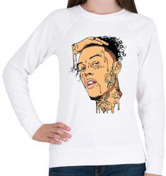 printfashion Lil Skies - Női pulóver - Fehér (2357838)