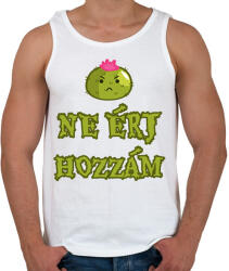 printfashion Ne érj hozzám - Férfi atléta - Fehér (13356899)