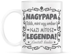 printfashion Nagypapa legenda - Bögre - Fehér (1240765)