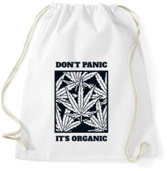 printfashion Dont Panic- Organic! - Sportzsák, Tornazsák - Fehér (2855752)