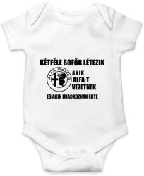 printfashion Kétféle Alfa Sofőr - Baba Body - Fehér (1664741)
