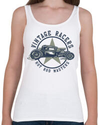 printfashion Hot rod 02 - Vintage racers - Női atléta - Fehér (4939934)