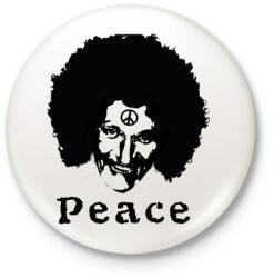 printfashion béke - Kitűző, hűtőmágnes - Fehér (3080174)