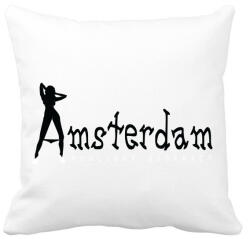 printfashion amsterdam-black-white - Párnahuzat, Díszpárnahuzat - Fehér (779681)