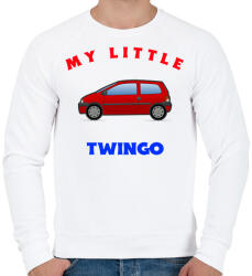 printfashion MY LITTLE TWINGO - Férfi pulóver - Fehér (10910019)