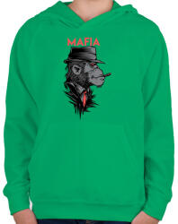 printfashion MAFIA - Gyerek kapucnis pulóver - Zöld (361390)