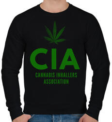 printfashion CIA - Férfi pulóver - Fekete (2052763)
