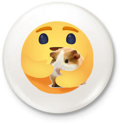 printfashion Tengerimalac - Kitűző, hűtőmágnes - Fehér (13048693)