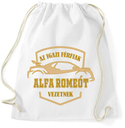 printfashion Alfa Romeo sofőr - Sportzsák, Tornazsák - Fehér (4795654)