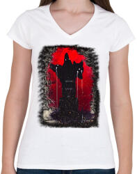 printfashion Melyik az igazi énem? - Női V-nyakú póló - Fehér (4785756)