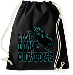 printfashion Long live cowboys - Sportzsák, Tornazsák - Fekete (7505309)