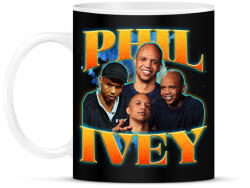 printfashion Phil Ivey - póker - Bögre - Fekete (15580510)