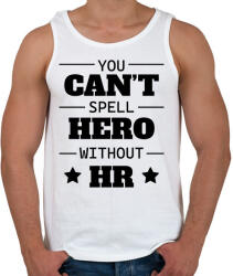 printfashion Hero without HR - Férfi atléta - Fehér (15473765)