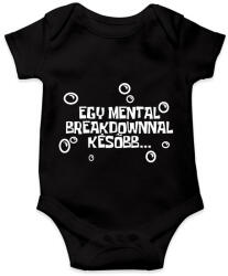 printfashion Spongyabob Egy mentalbreakdownnal később. . . - Baba Body - Fekete (16309565)