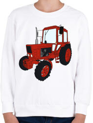 printfashion Traktor - Gyerek pulóver - Fehér (5276355)