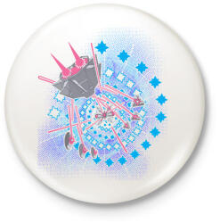 printfashion JINX - Kitűző, hűtőmágnes - Fehér (15948094)