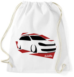 printfashion VW Dublife - Sportzsák, Tornazsák - Fehér (2112475)