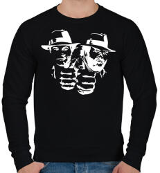 printfashion Bud Spencer and Terence Hill - White - Férfi pulóver - Fekete (2254116)