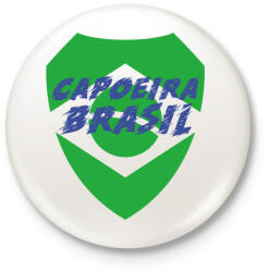 printfashion CAPOEIRA BRASIL - Kitűző, hűtőmágnes - Fehér (9428432)