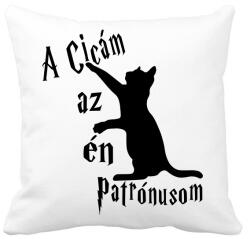 printfashion A Cicám az én Patrónusom - Párnahuzat, Díszpárnahuzat - Fehér (16484002)