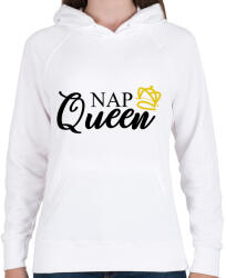 printfashion Nap Queen - Női kapucnis pulóver - Fehér (7533533)