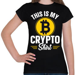printfashion BITCOIN 4EVER - Női póló - Fekete (5997249)
