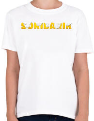 printfashion Söribarik - Gyerek póló - Fehér (13370359)