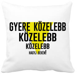 printfashion Gyere közelebb - fekete - Párnahuzat, Díszpárnahuzat - Fehér (7035477)
