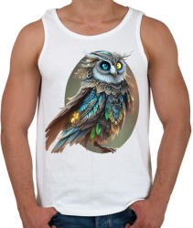 printfashion bagoly1kész - Férfi atléta - Fehér (14867338)