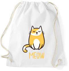 printfashion Cica - meow - Sportzsák, Tornazsák - Fehér (4241583)
