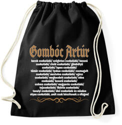printfashion Gombóc Artúr és a világ összes csokoládéja - Sportzsák, Tornazsák - Fekete (16605874)