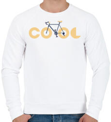 printfashion COOL biker - Férfi pulóver - Fehér (4147161)