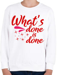 printfashion Ami kész, az kész - Gyerek pulóver - Fehér (2875616)