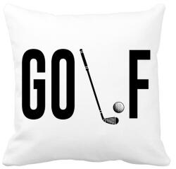 printfashion Golf - ütővel - Párnahuzat, Díszpárnahuzat - Fehér (15846175)