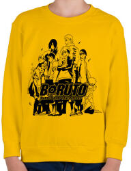 printfashion Boruto - Gyerek pulóver - Sárga (5673141)