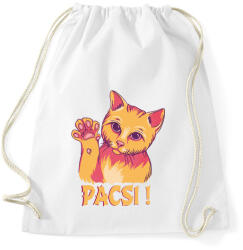 printfashion Cica -pacsi - Sportzsák, Tornazsák - Fehér (4110903)