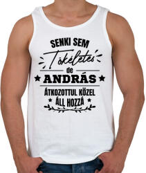printfashion Egyedi neves névnapi ajándék - Férfi atléta - Fehér (15724125)