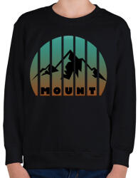 printfashion MOUNT - Gyerek pulóver - Fekete (5024554)