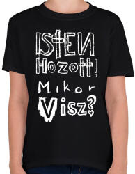 printfashion isten hozott_w - Gyerek póló - Fekete (16198868)