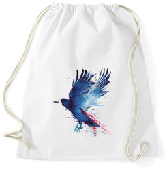 printfashion Bloody crow - Sportzsák, Tornazsák - Fehér (217045)