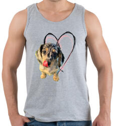 printfashion harlekin tacsi - Férfi atléta - Sport szürke (14917632)