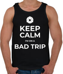 printfashion BAD TRIP - Férfi atléta - Fekete (9968672)