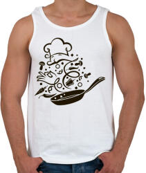 printfashion Szakács - Férfi atléta - Fehér (13788523)