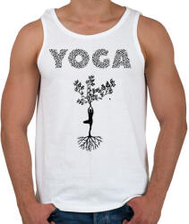 printfashion Jóga - Férfi atléta - Fehér (8000604)