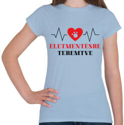 printfashion Életmentésre teremtve - Állatorvos - Női póló - Világoskék (7223708)