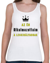 printfashion Az én alkalmazottaim - Női atléta - Fehér (3618246)