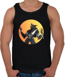 printfashion Vérfarkas - Férfi atléta - Fekete (14147644)