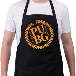 printfashion PUBG LOGO - Kötény - Fekete (4926771)