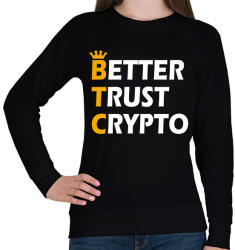 printfashion BTC - Női pulóver - Fekete (7171009)