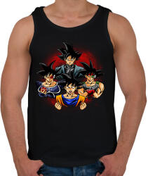 printfashion Goku - Férfi atléta - Fekete (7010497)